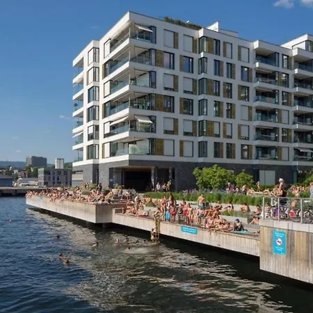 Apartman Luxurious Tjuvholmen Right Next To Norway, And Thethief *